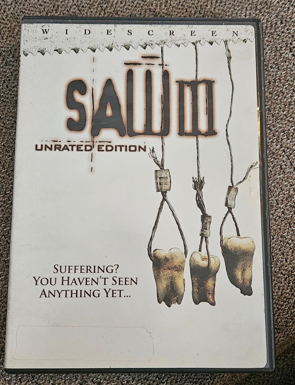 Saw III Saw 3 Unrated Edition DVD Widescreen Lionsgate Cased